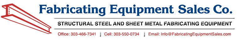 Fabricating Equipment Sales